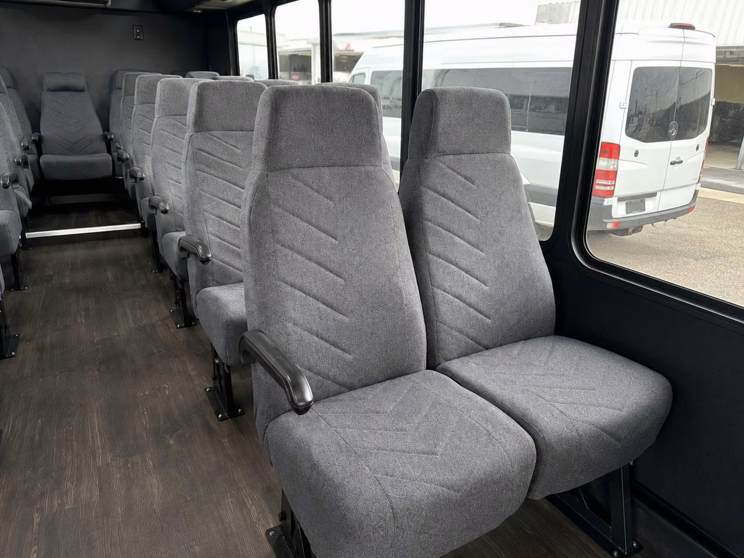 15 passenger minibus inside