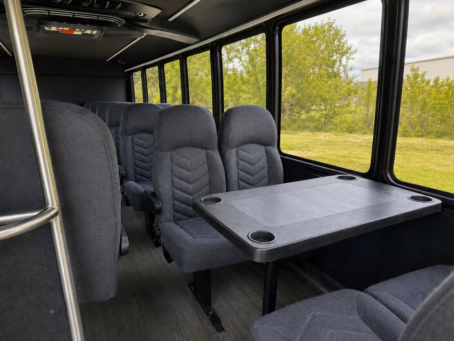 15 passenger minibus interior
