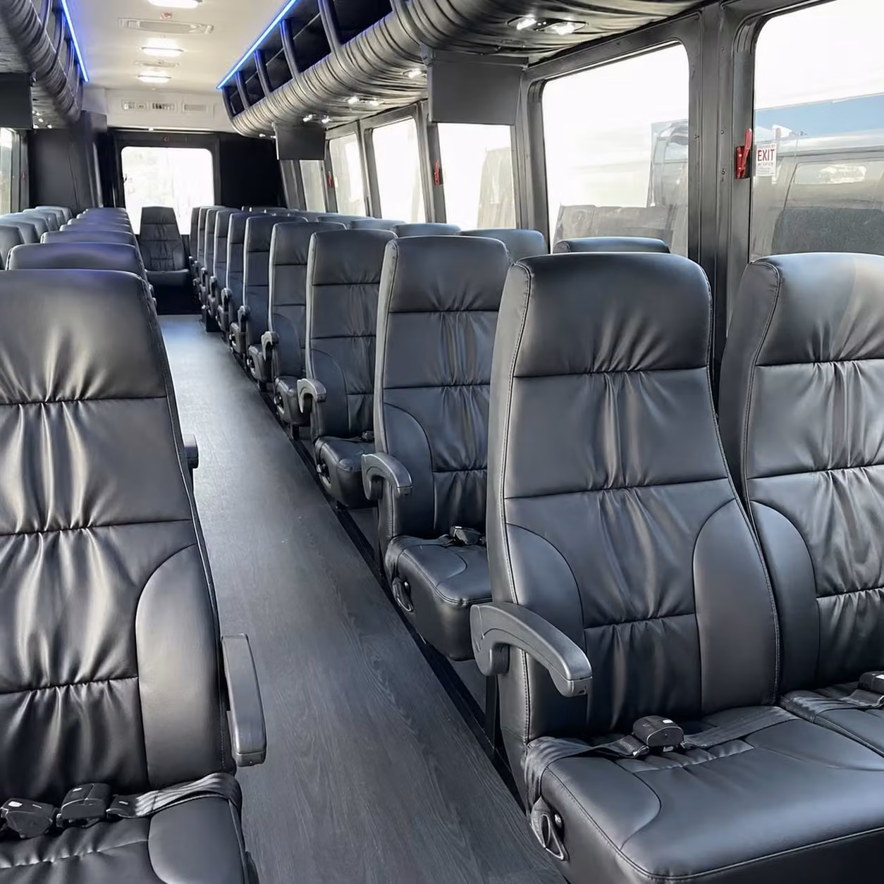 25 passenger minibus interior