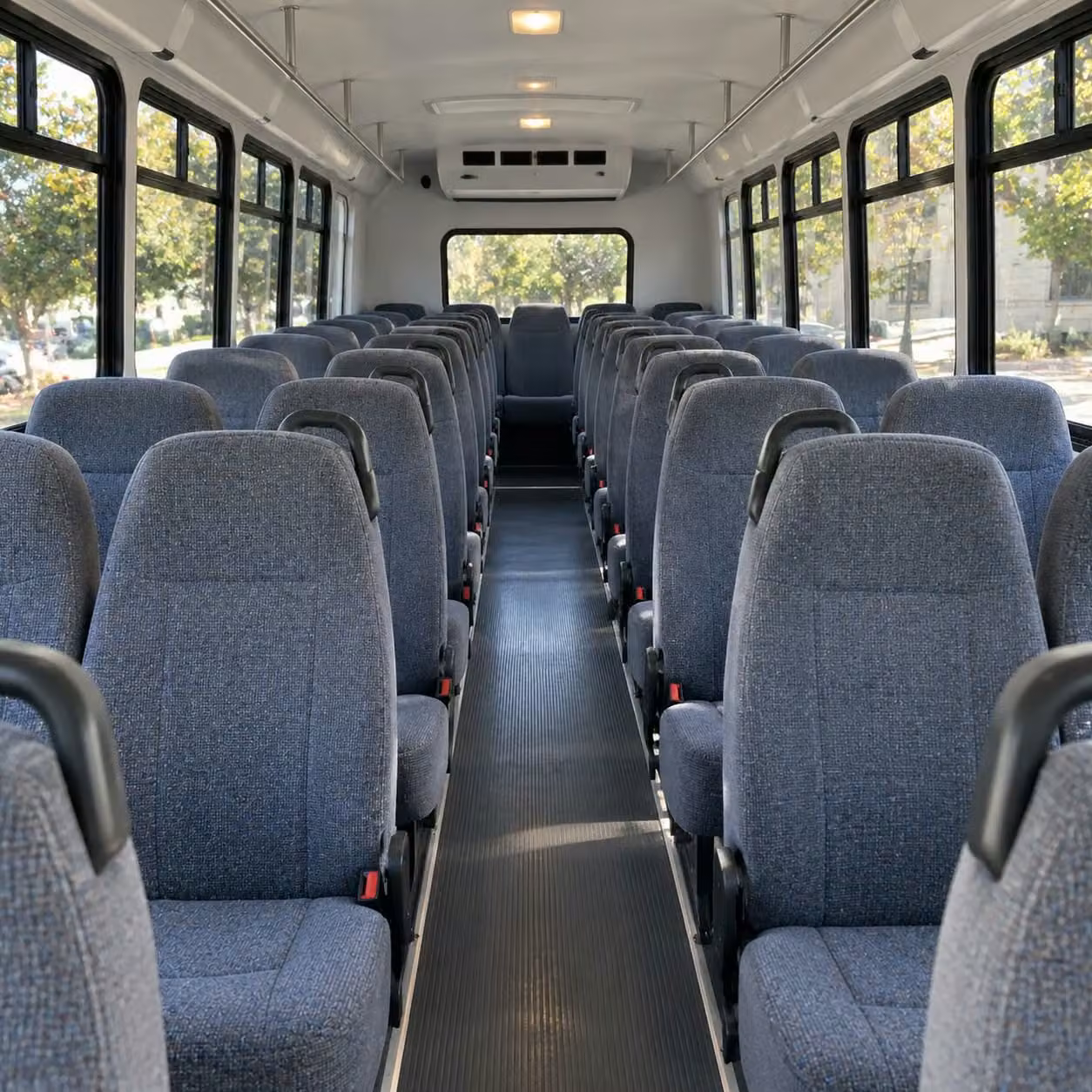 28 passenger minibus inside