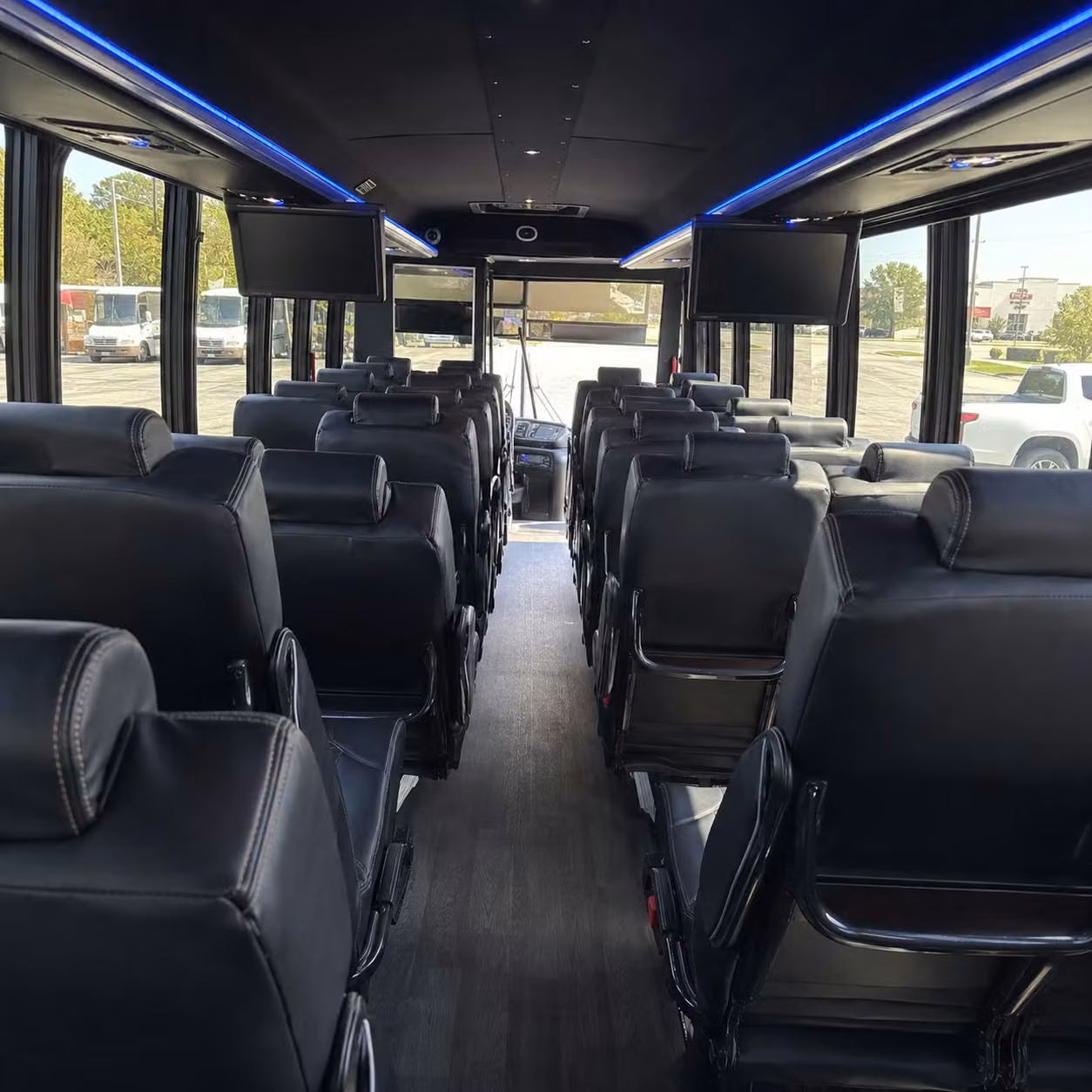30 passenger minibus inside
