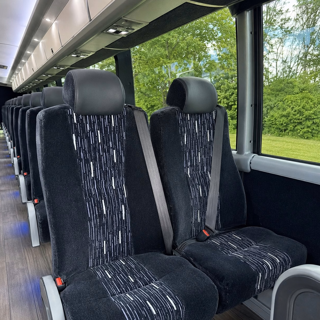 find charter buses for large lexington wedding guest lists