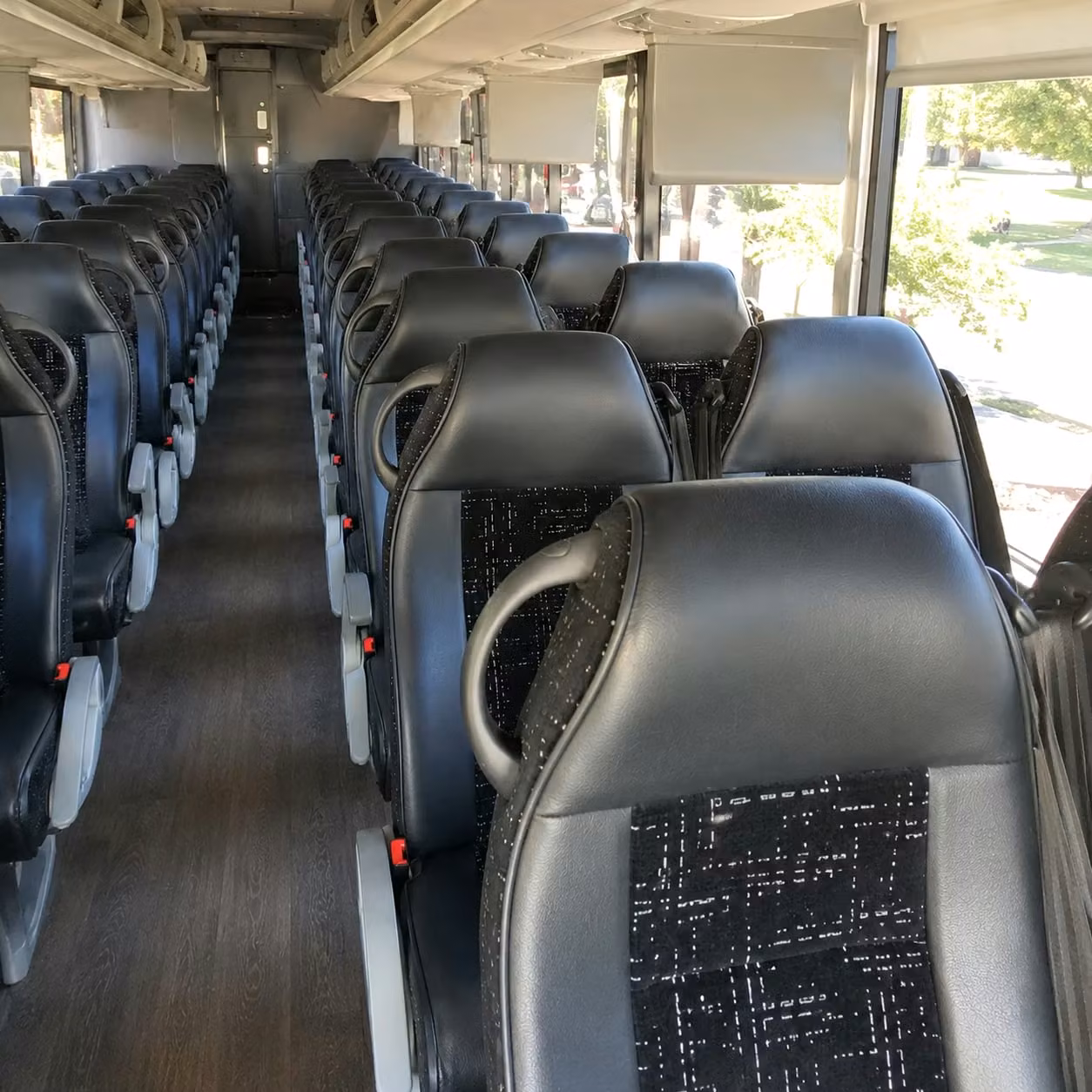 lexington charter bus inside